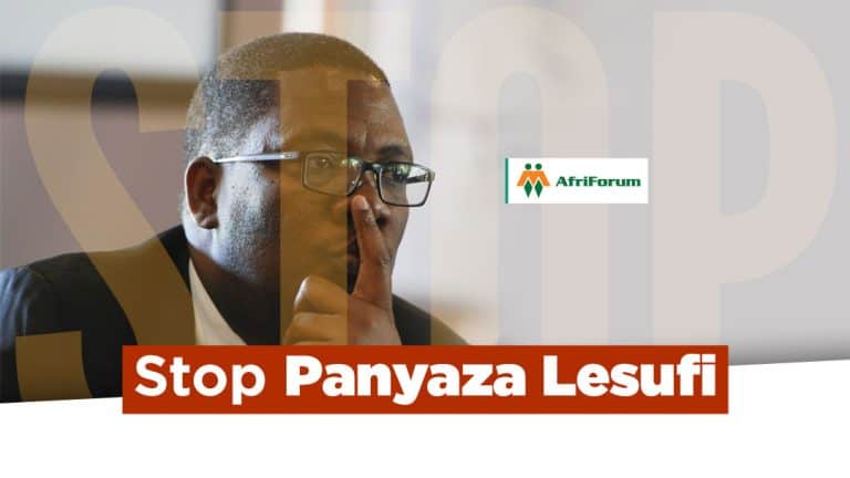 Stop Lesufi se korrupsie!