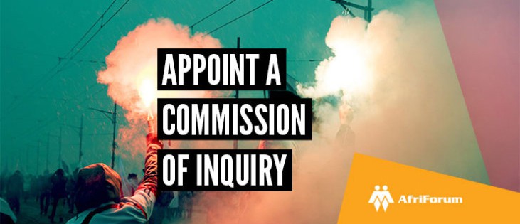 Appoint a commission of inquiry